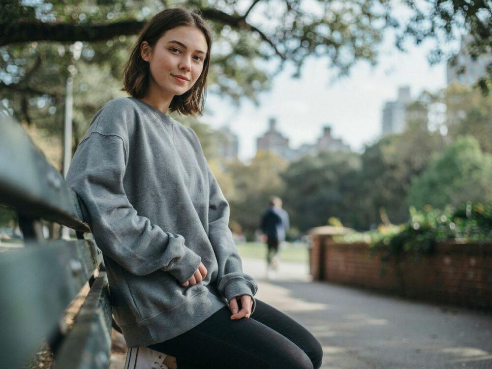 damski oversize dres casual