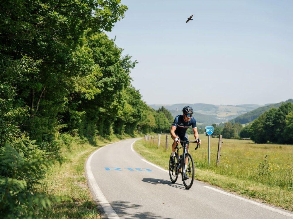 mapa trasy rowerowej R10